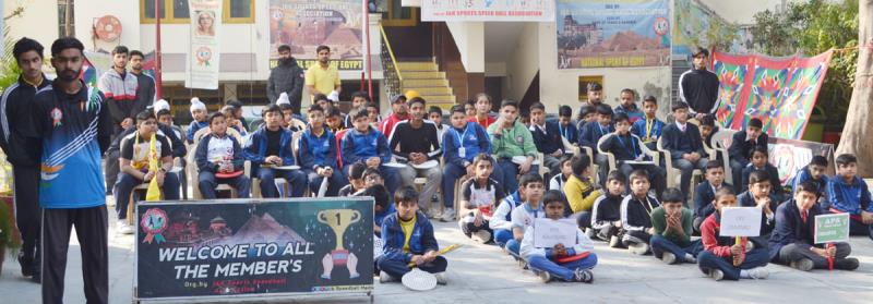 INTER DISTT SPEED BALL CHAMPIONSHIP 2023 AT CPS IN THE EVENT 5 DISTT PARTICIATED JAMMU,SAMBA ,KATHUA, UDHAMPUR AND RAJOURI ON THIS OCCASION CHIEF GUEST JANAB HISEEB UR REHMAN IPS DIG AND MR KOSHEEN KOUL ( DSP HQ) AND SPEED BALL ASSOCIATION MEMBERS