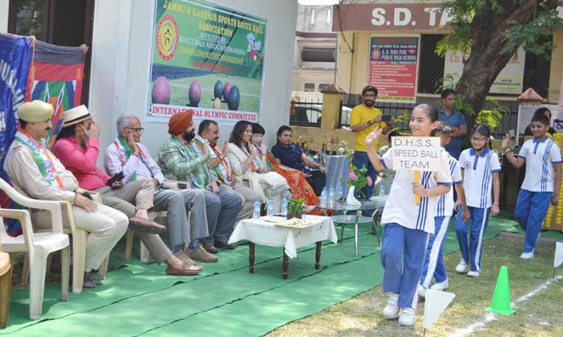 2nd distt bocce ball championship 2023 org by S.D TARA PURI HIGH SCHOOL ON 9TH JUNE 2023