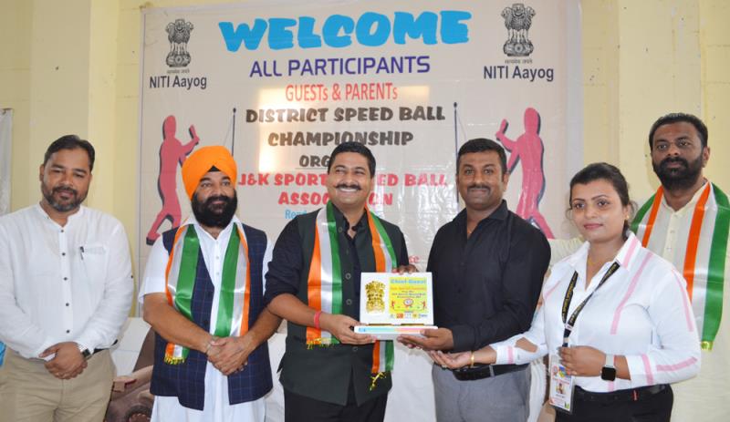 at j&k sports council stadium jammu on this ocassion Gaurav gupta was the chief guest